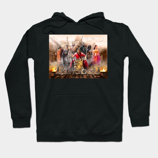 Bahubali Art Hoodie by SAN ART STUDIO 